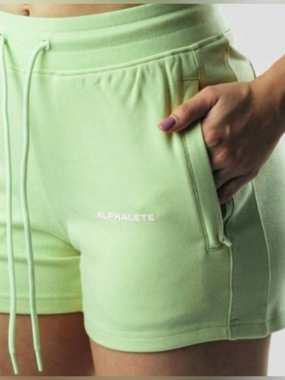 ALPHALETE Light Green XS Shorts-NWT
